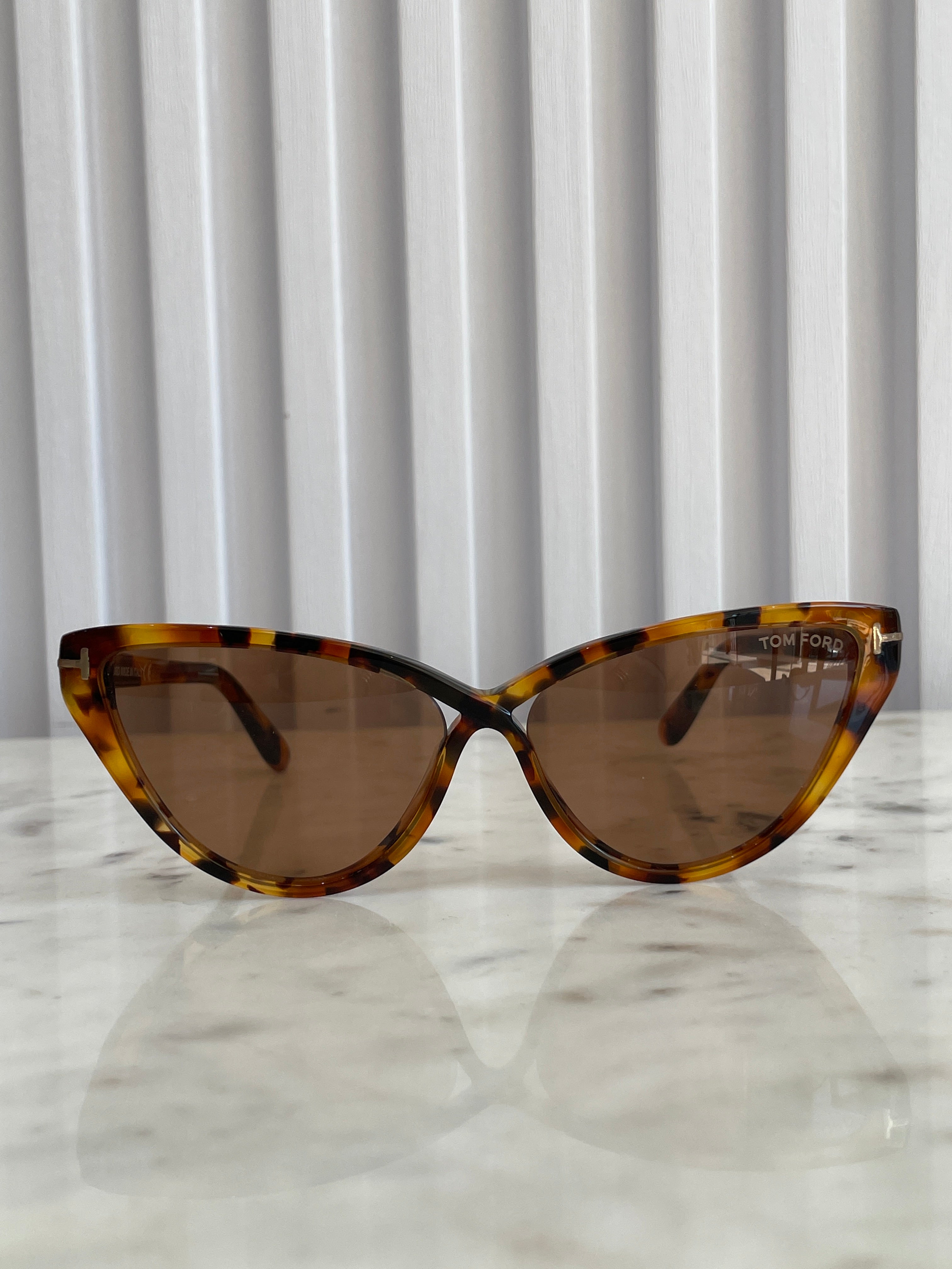 Charlie Cat-Eye Havana Sunglasses