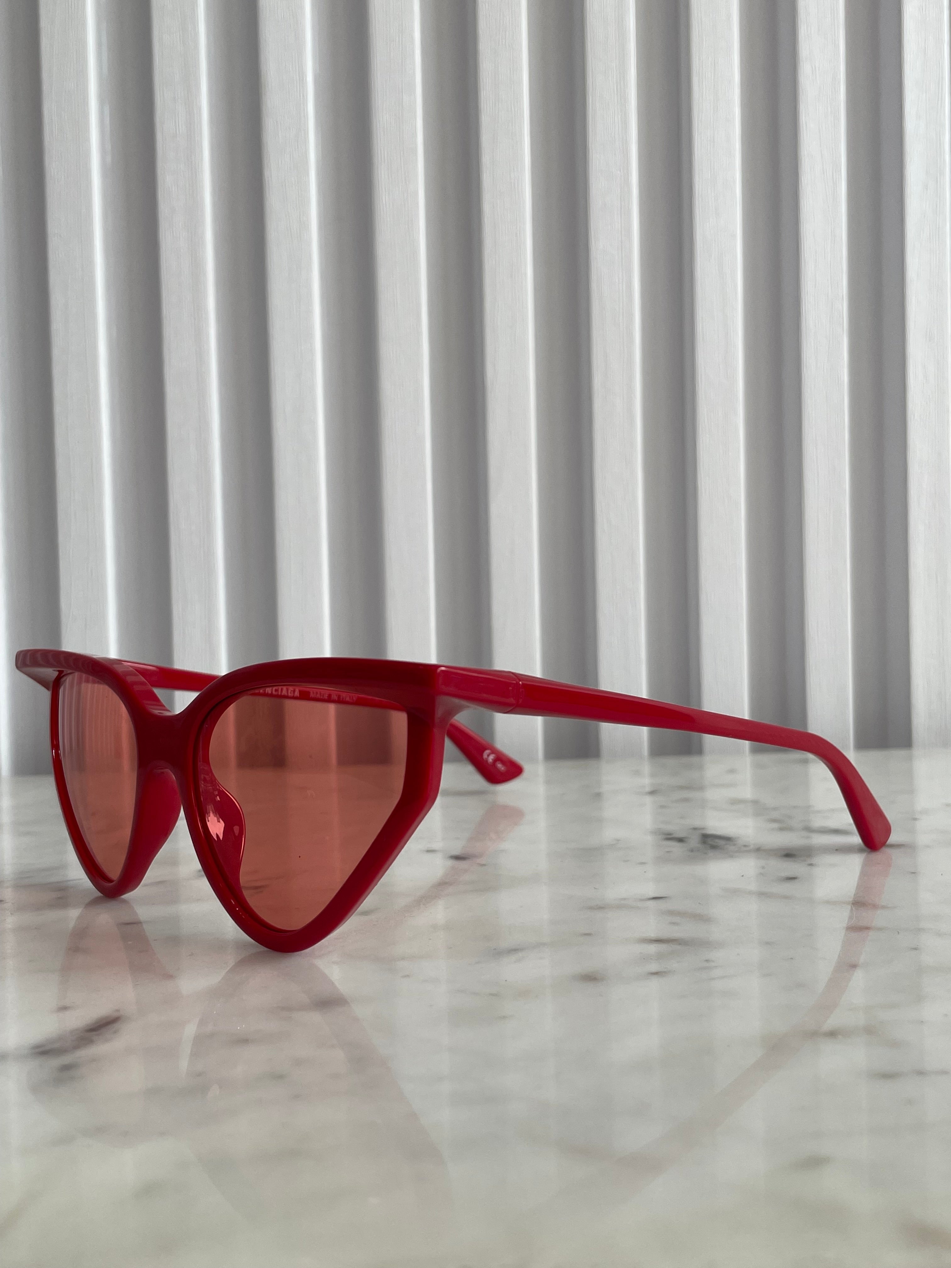 Balenciaga Cat-Eye Frame Sunglasses: