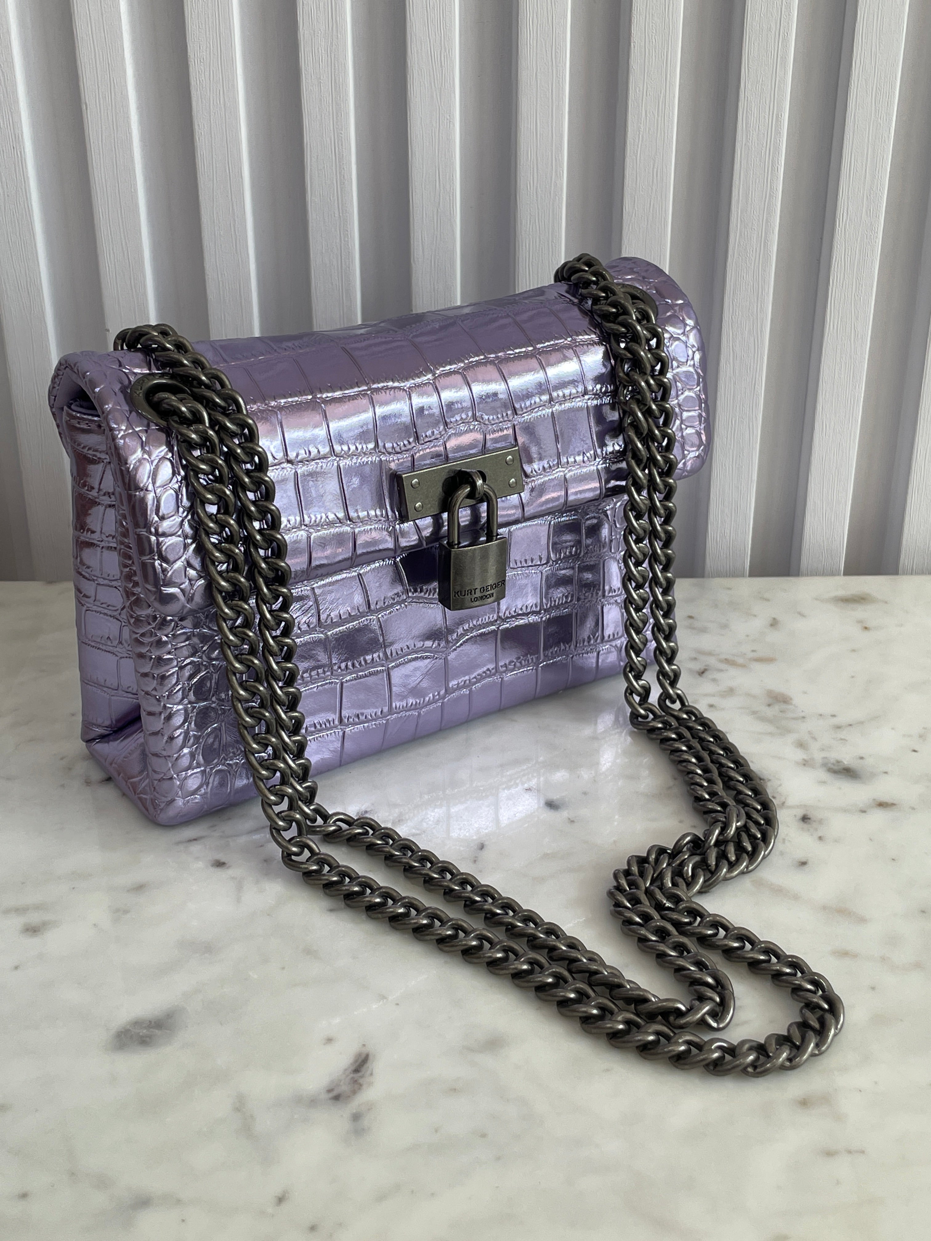 Small Brixton Metallic Bag