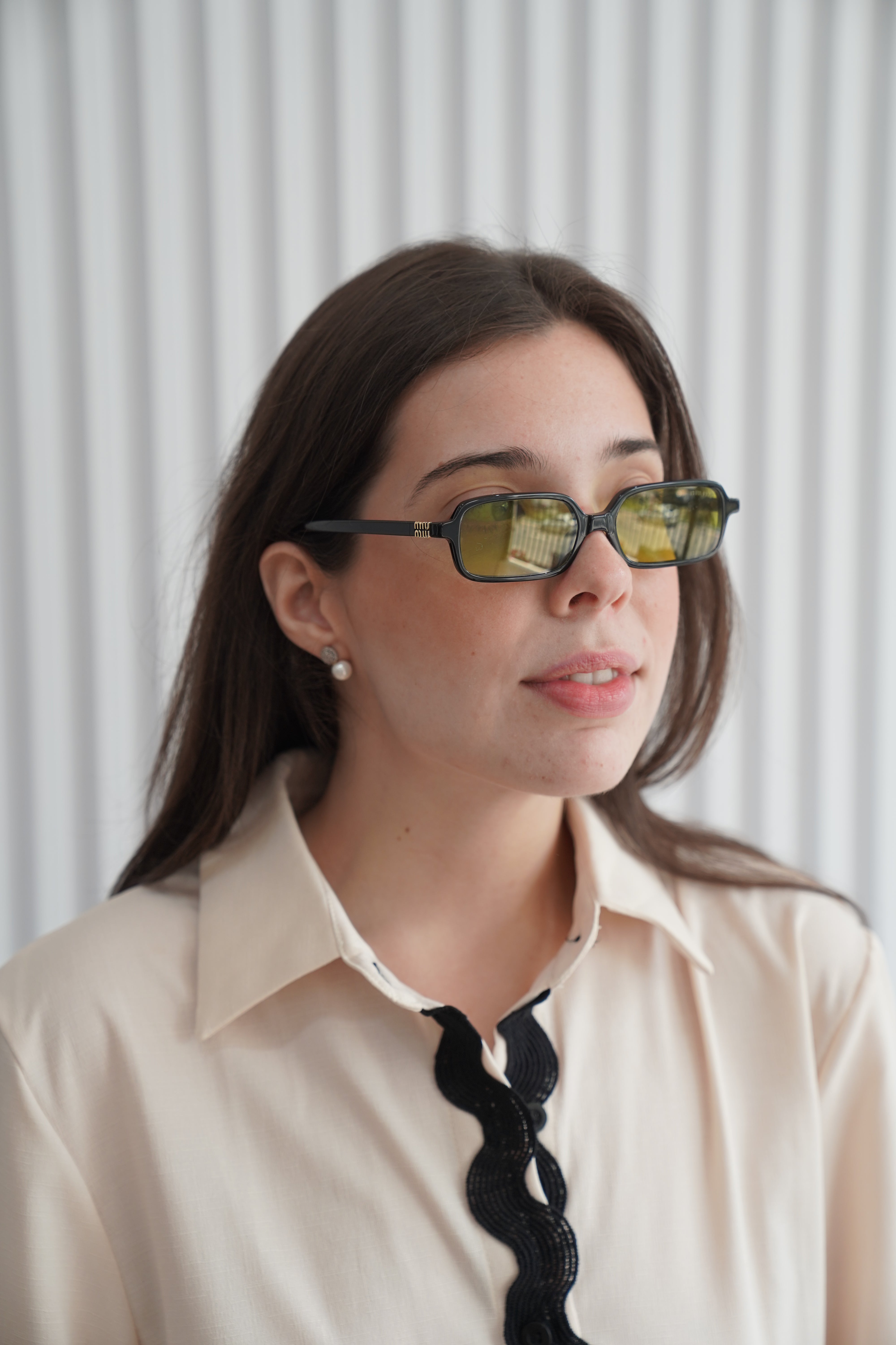 Rectangular Regard Sunglasses