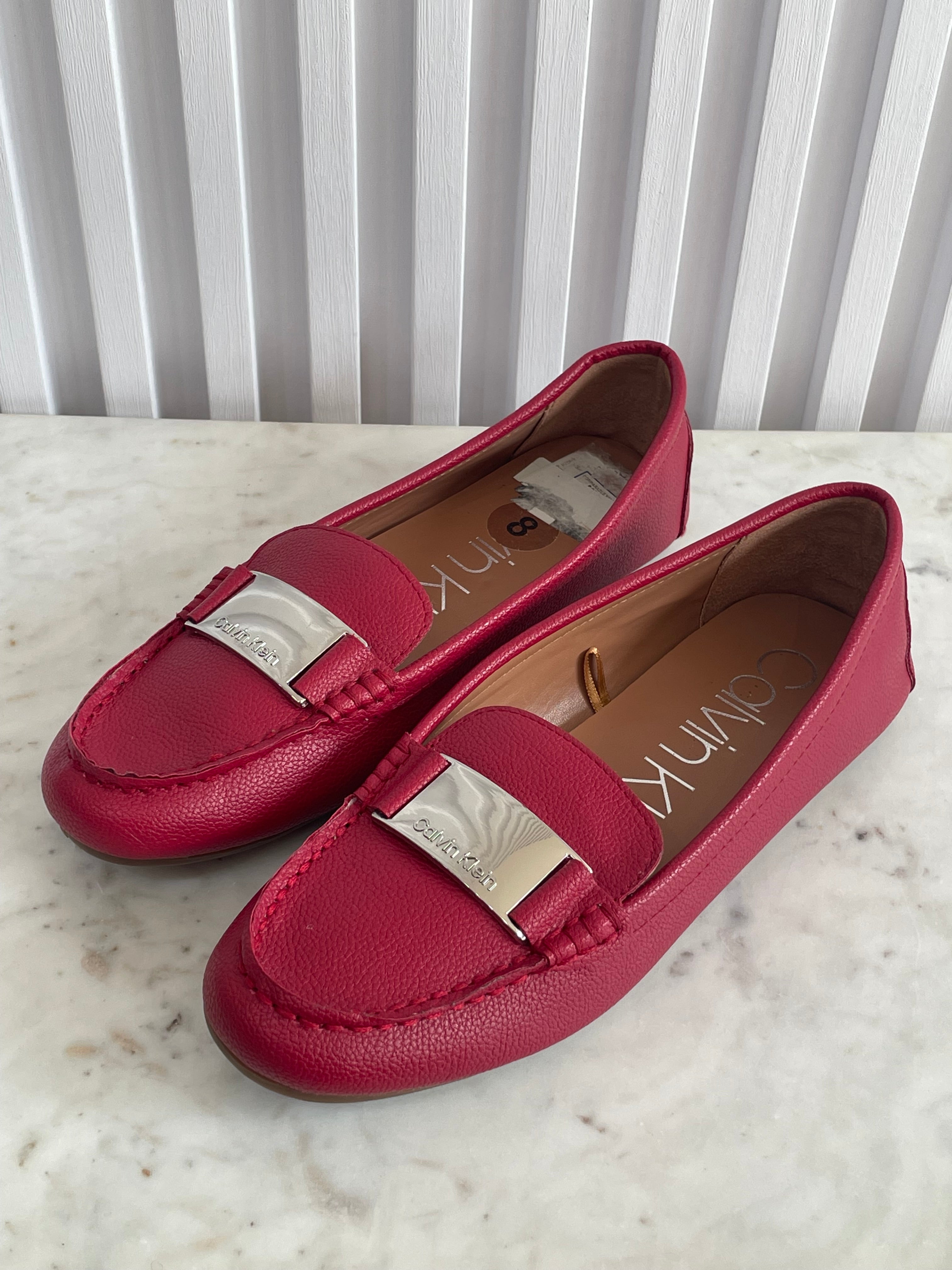 Lisette Red Loafers