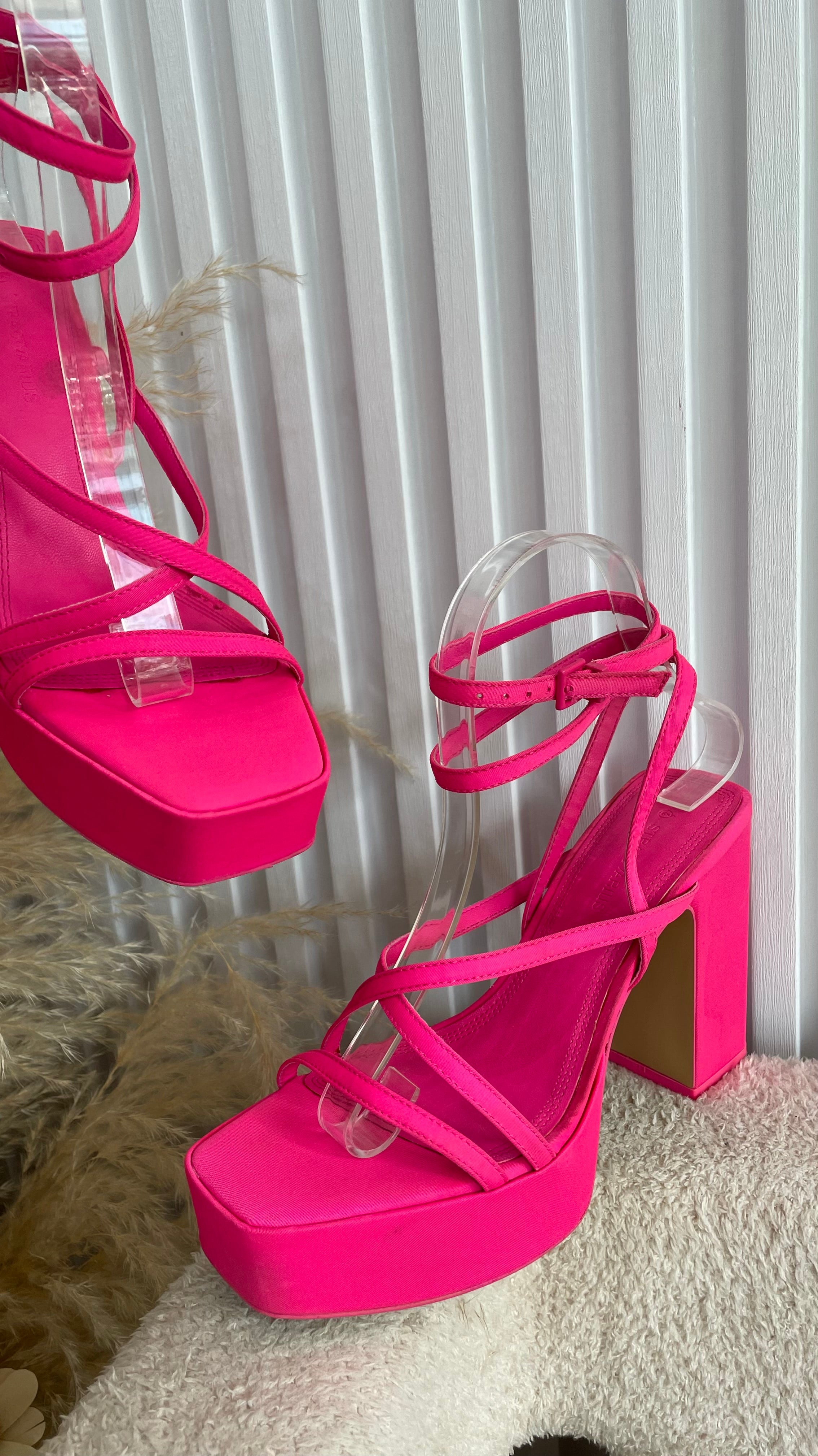 Strappy Heeled Platform