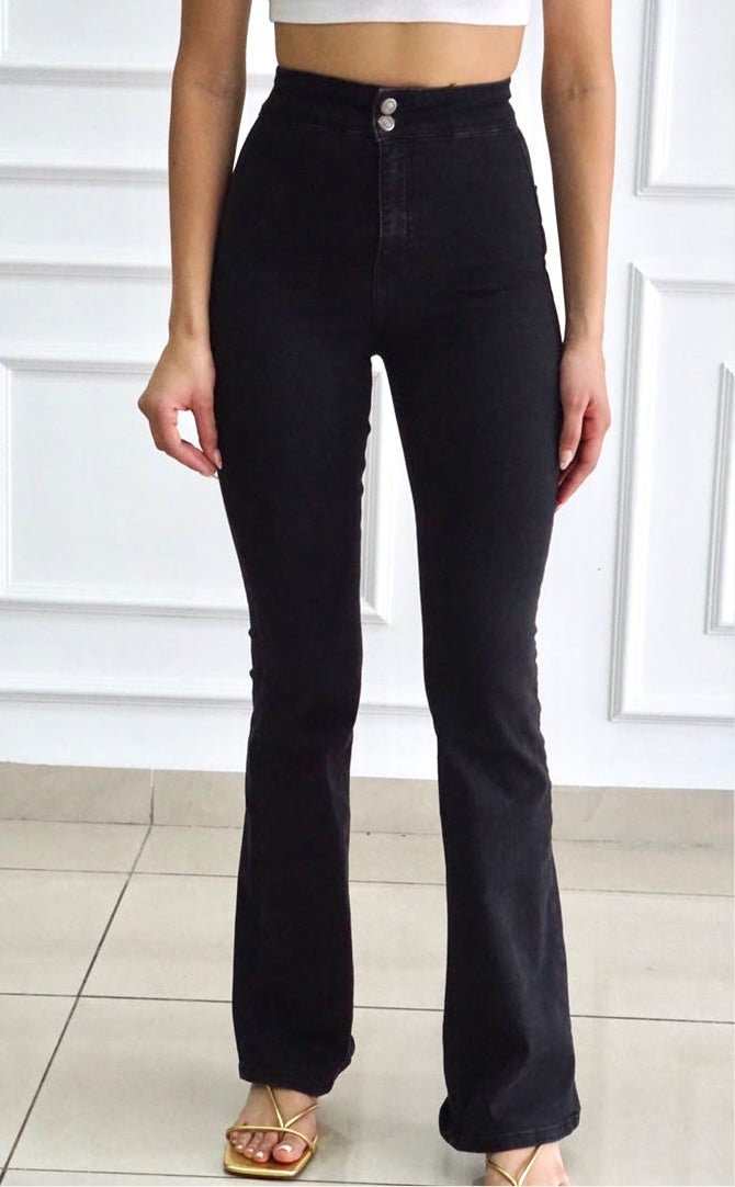 High-Waisted Flared Pant