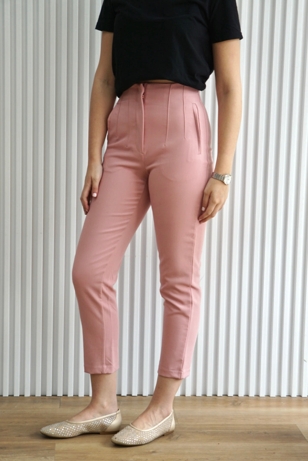 High-Waist Trousers