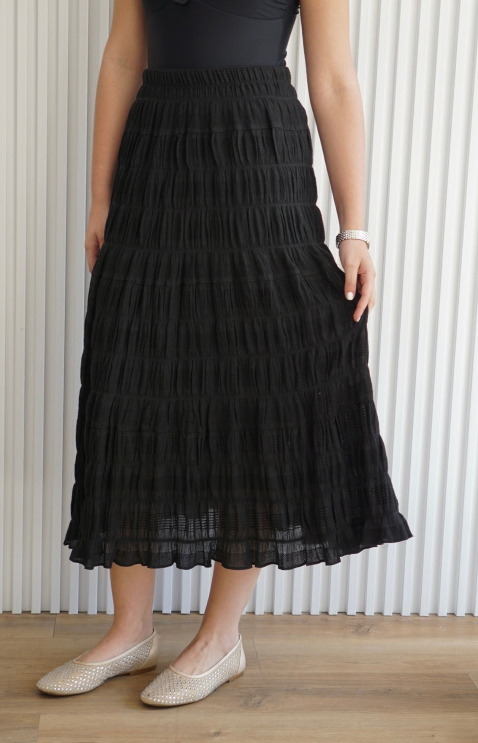 A Line Midi Skirt