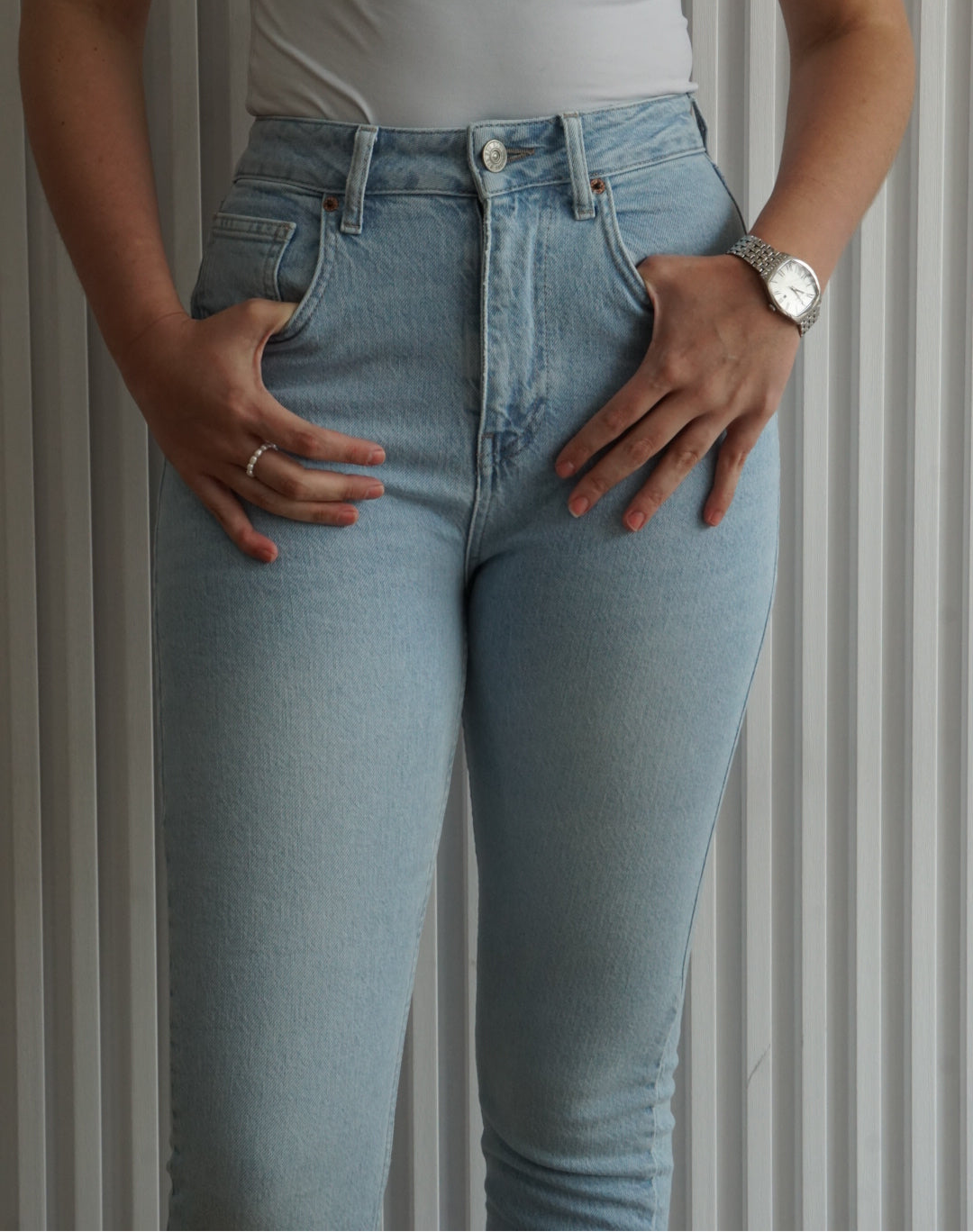 Premium High Waisted Skinny Jeans