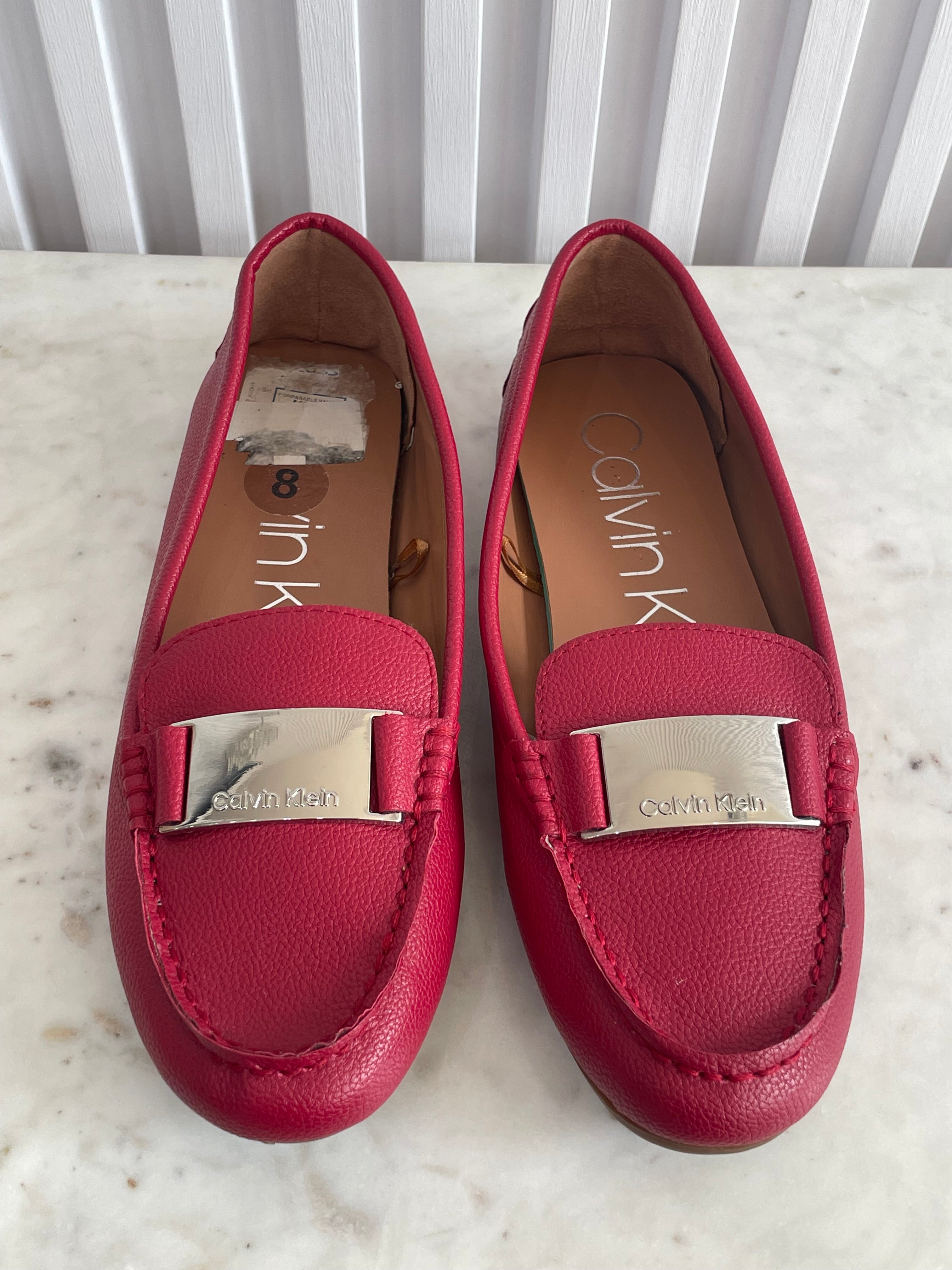 Lisette Red Loafers