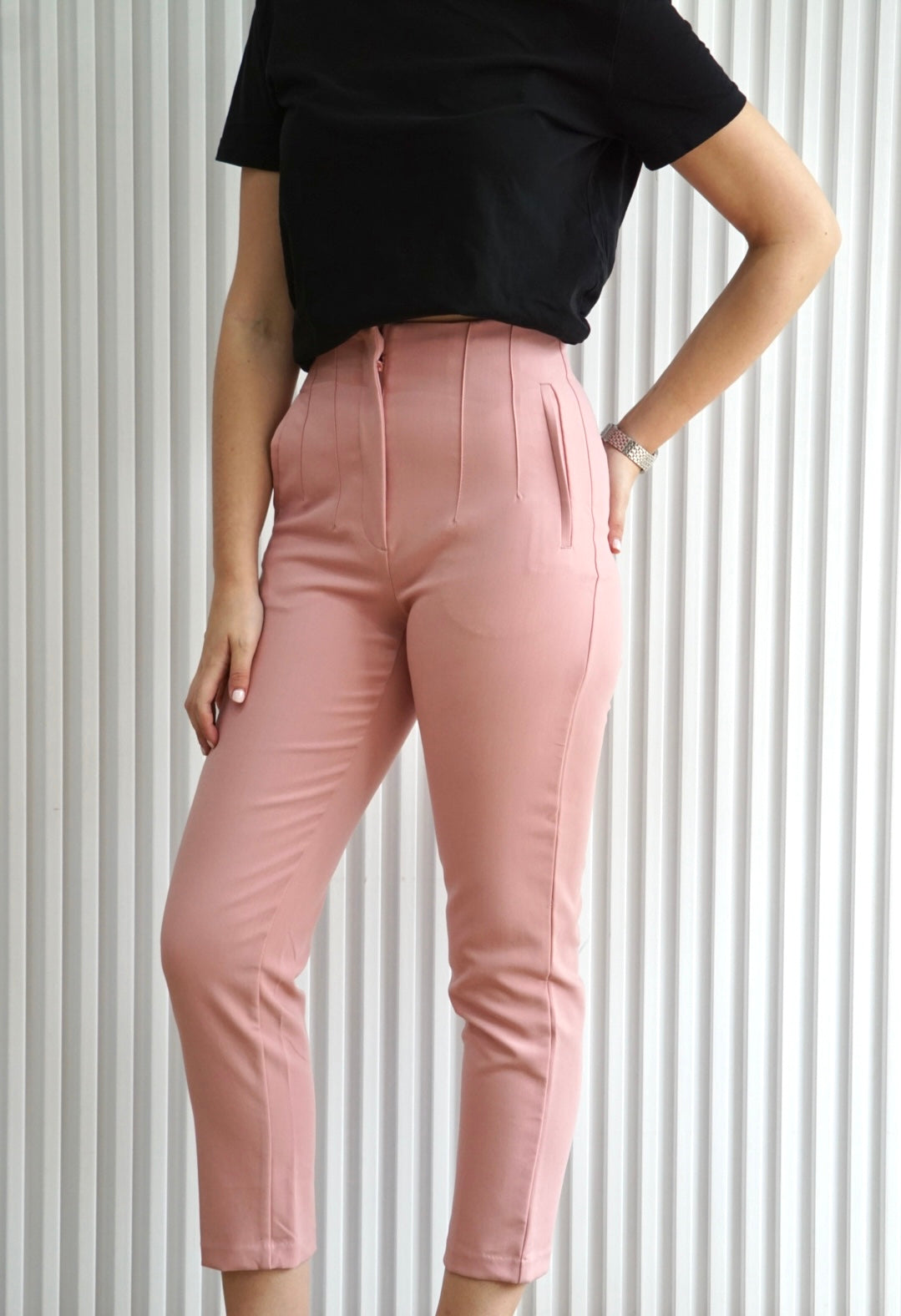 High-Waist Trousers