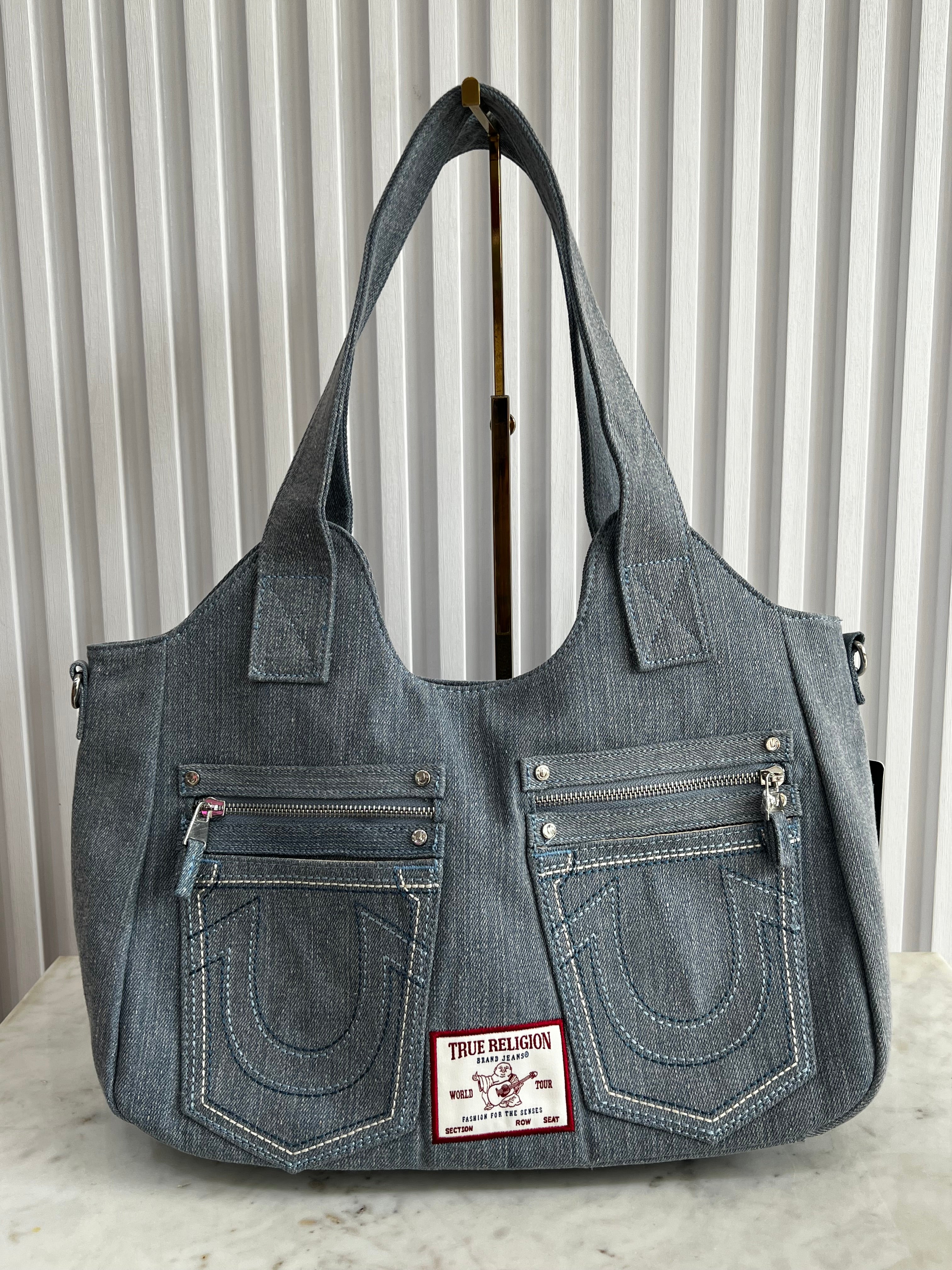 Denim Medium Tote Bag