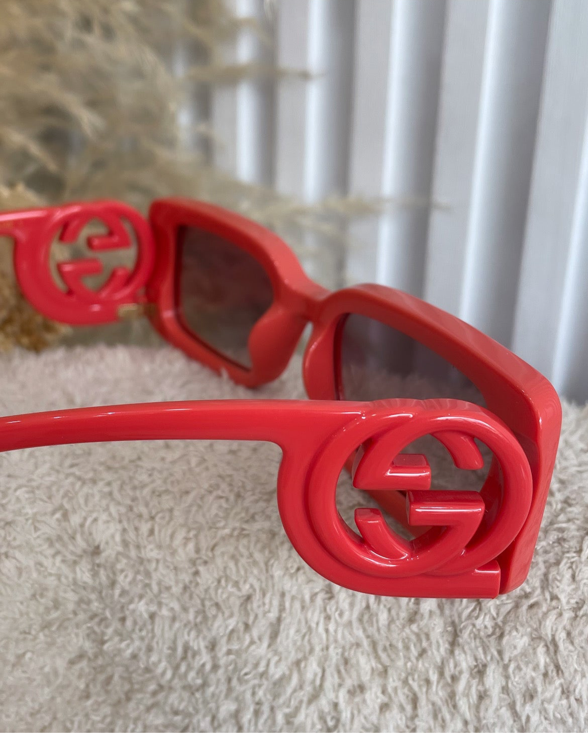 Interlocking G Rectangle Sunglasses